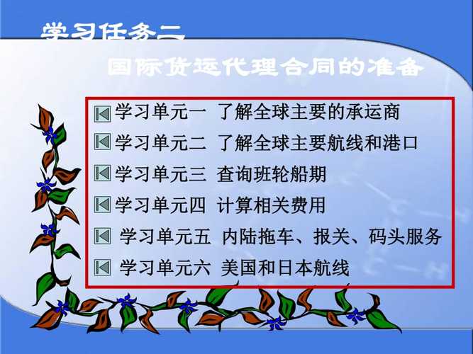 國(guó)際貨運(yùn)的主要任務(wù)是國(guó)際貨運(yùn)的主要任務(wù)是什么